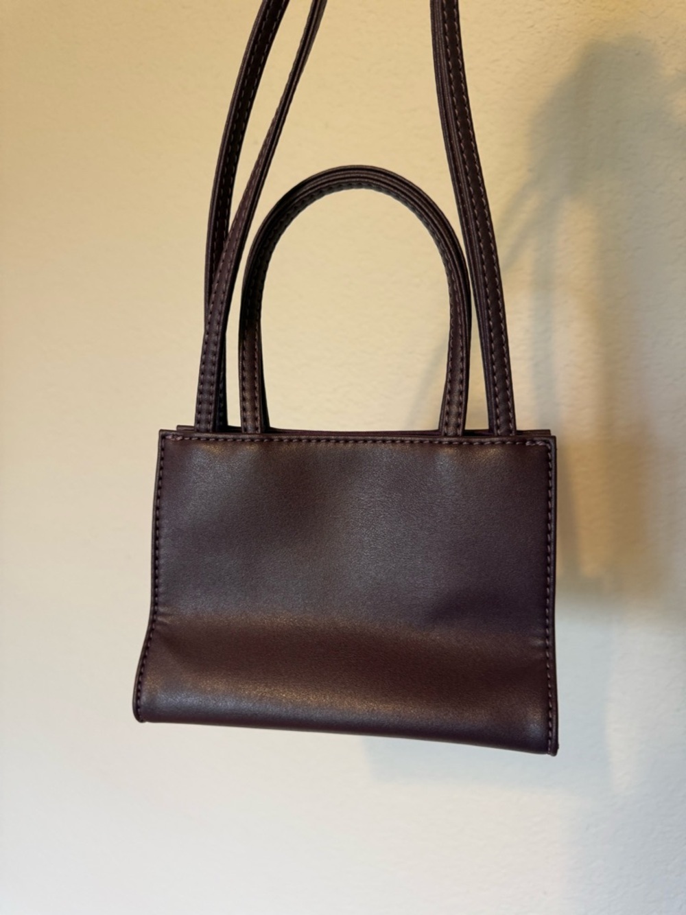 Telfar | Eggplant small Crossbody mini Tote - Picture 4 of 7